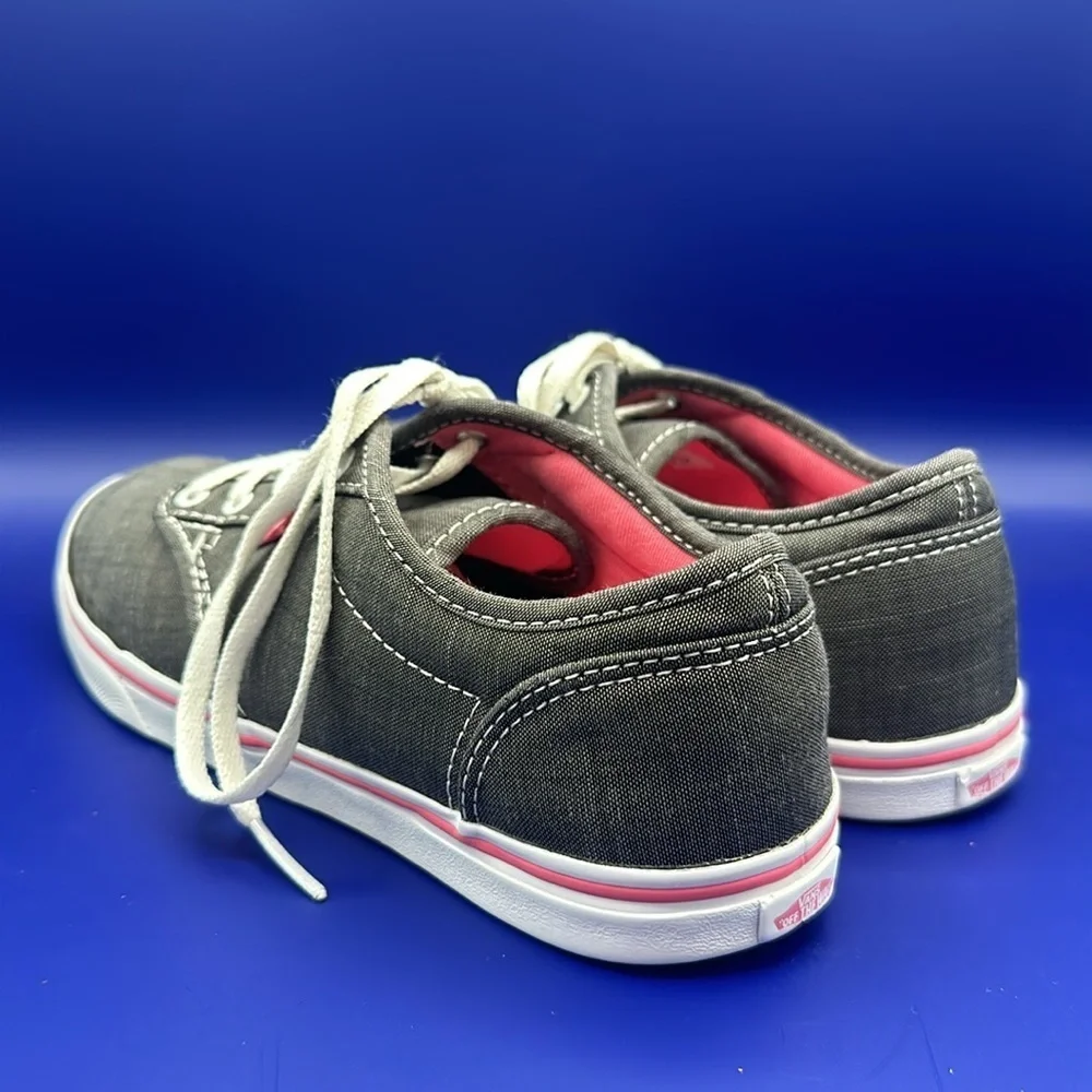 Vans Off The Wall Gray Low Top Shoes Sneakers Women's Size 7
